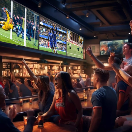 Monitor Digital Signage 4K IP66 2000 nitów Sylvox 55"