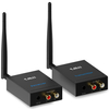 Przedłużacz Transmiter Bezprzewodowy Audio 2x RCA 100m 2,4GHz RT5066 1MII