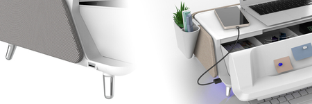 Organizer na biurko Spacetronik SPP-UVC