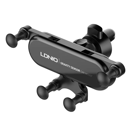 Uchwyt samozaciskowy do telefonu samochodowy na kratkę nawiewu LDNIO MG03