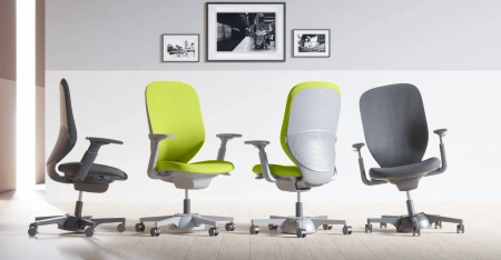 Krzesło dziecięce OUTLET ergonomiczne FITTER zielono-szary