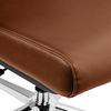 Fotel ergonomiczny biurowy z podłokietnikiem 4D Spacetronik GUNNAR mahoniowy OUTLET