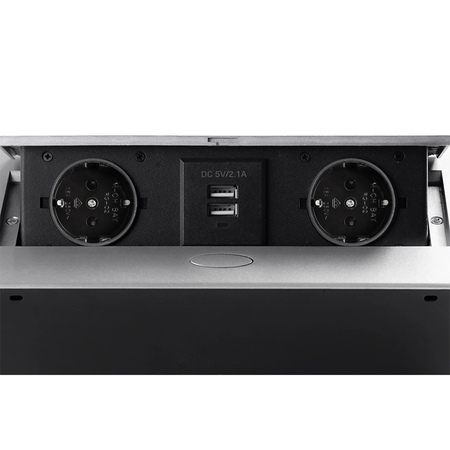 Gniazdo blatowe otwierane Spacetronik SPS-D24S V2 - zdjęcie 2