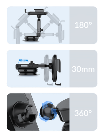 Autohalterung induktives Ladegerät LDNIO MW21-1