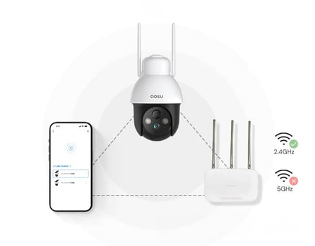 Inteligentna kamera zewnętrzna do monitoringu SMART Wi-Fi 360° Aosu SL-C9L Tuya