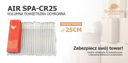 Torba, kolumna powietrzna ochronna, opakowanie nadmuchiwane SPA-CR25-40-1M 1mb.