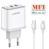 Ladegerät mit Kabel Apple MFI Lizenz 35W 2x USB-C