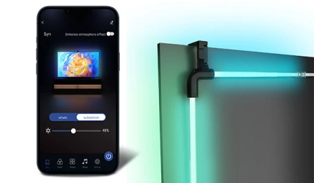 Oświetlenie telewizora OUTLET LED Spacetronik Glow Three 65" - zdjęcie 2
