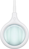 Lampa LUPA kosmetyczna warsztatowa Goobay 100mm 6W 30x LED 480lm z klipsem i stopą