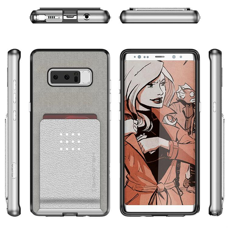 Etui Exec 2 Samsung Galaxy Note8 srebrny - zdjęcie 2