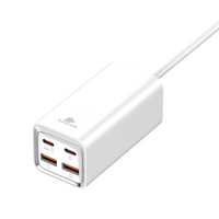 Wielofunkcyjna, szybka ładowarka 65 W Spacetronik SR102, 2x USB-C, 2x USB-A QC3.0