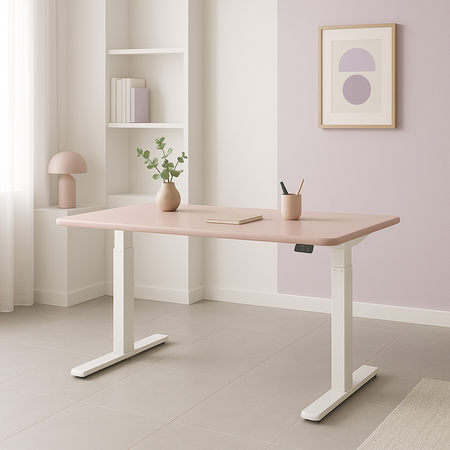 Blat MDF malowany proszkowo 140x70x2.5 Dusty Rose