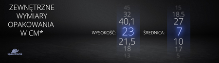 Luftbeutel BAB-09_60, Glas 900 ml H180D80.