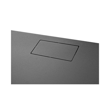RACK 19'' 6U 600x350mm SCHWARZ Glastür