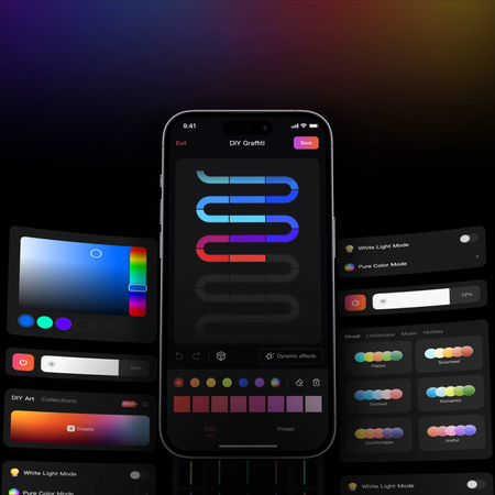 Taśma Smart LED RGBIC 12m Yeelight Basic Strip