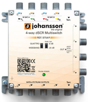 Multiswitch Unicable II Johansson 9754APL - 4x (dSCR/dCSS/Legacy/activ. TERR)