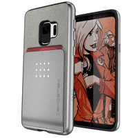 Etui Exec 2 Samsung Galaxy S9 silber