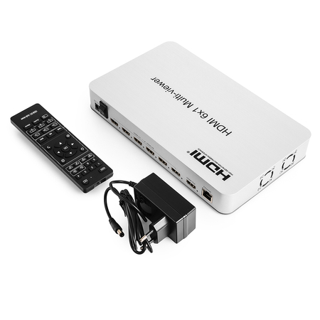 Multi-Viewer HDMI 6/1 Spacetronik SPH-MV61PIP-Q3 4K 60Hz