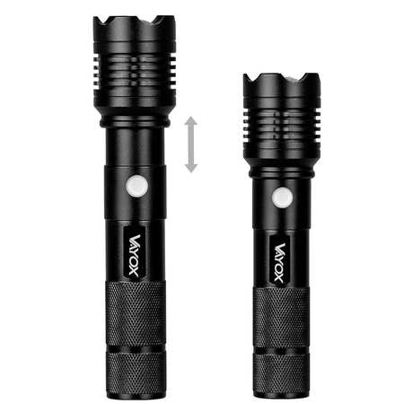 Latarka taktyczna metalowa XHP50 800lm 10W USB-C Vayox VA0116
