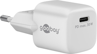 Ładowarka sieciowa USB-C NANO mała 30W Power Delivery Goobay biała