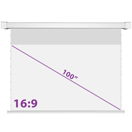 Elektryczny Ekran Projekcyjny SST Ścienny 100"