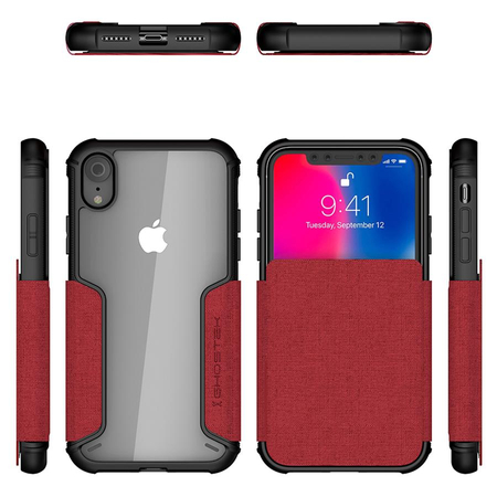 Etui Exec 3 Apple iPhone Xr czerwony - zdjęcie 2