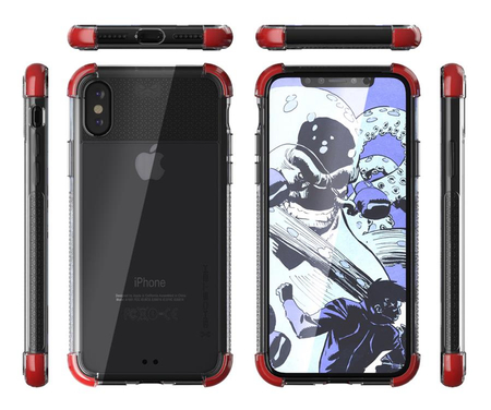 Covert 2 Apple iPhone Xs Hülle rot - zdjęcie 2