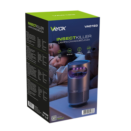 Lampa UV na owady stojąca 5W LED VAYOX VA0193