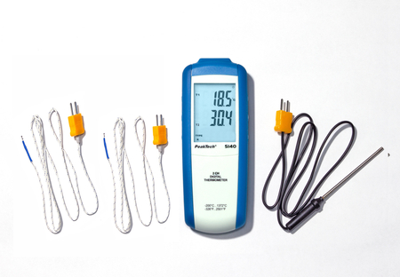 Cyfrowy Miernik Temperatury 2-kanałowy PeakTech 5140