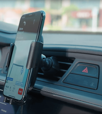 Uchwyt samochodowy LDNIO MW21 z ładowarką indukcyjną do telefonu na kratkę nawiewu