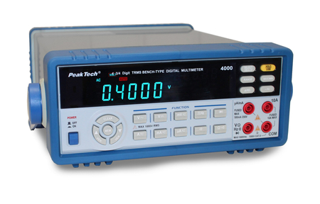 Multimetr stołowy stacjonarny 1000V 10A AC/DC PeakTech 4000