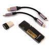 Mobilny wzmacniacz słuchawkowy DAC USB USB-C Lighting apple Hi-Fi Aux 3,5mm DS100 Lavaudio
