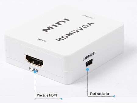 HDMI zu VGA + Audio-Konverter SPH-VA01 - zdjęcie 2