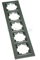 5fach Rahmen - Ecke 60 Aluminium