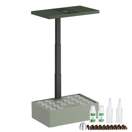 Inteligentna doniczka 10l SMART Garden zielona z ekranem LCD na ulubione rośliny przez cały rok Spacetronik SPGC20