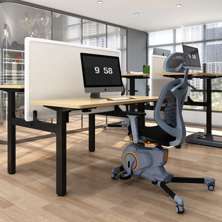 Ergonomiczny fotel z rowerem treningowym Spacetronik Seatbike