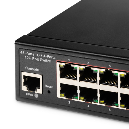 PoE+ SWITCH GS2048PS4 720W 4xSFP 48+4 Gigabit L2