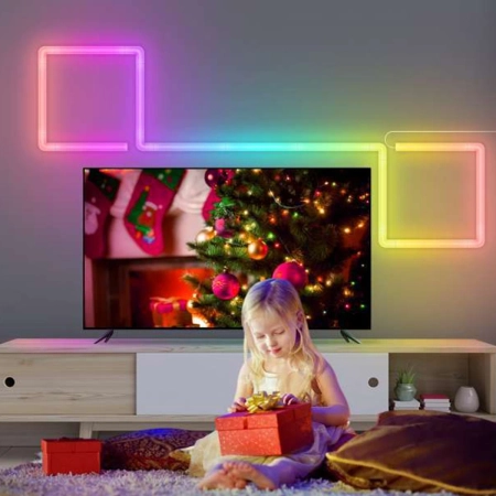 Lampa modułowa naścienna LED LED RGB WIFI 240 cm GLOW Wall