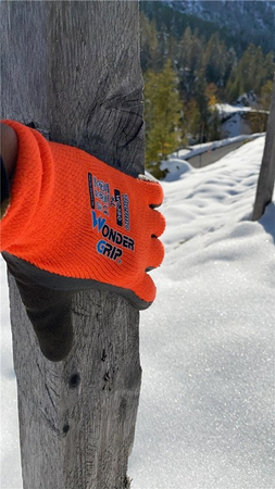 Rękawice ochronne akrylowo-lateksowe Wonder Grip Thermo WG-380 XXL/11 - zdjęcie 2
