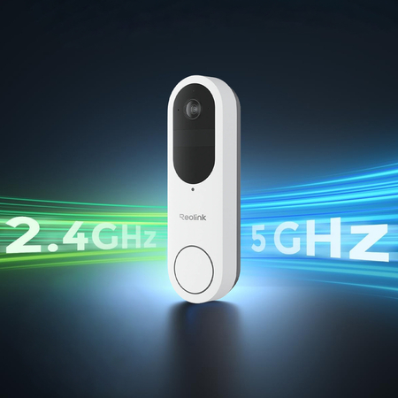 Wideodomofon Smart 2K 4MP Reolink Battery WiFi biały