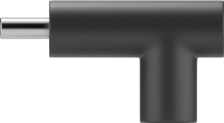 Adapter USB-C na USB-C (kątowy) gniazdo-wtyk Goobay CZARNY