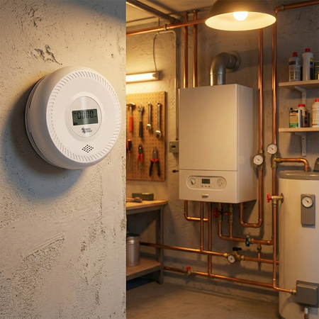 Czujnik czadu i dymu Tuya Spacetronik SL-DCS05 - zdjęcie 2