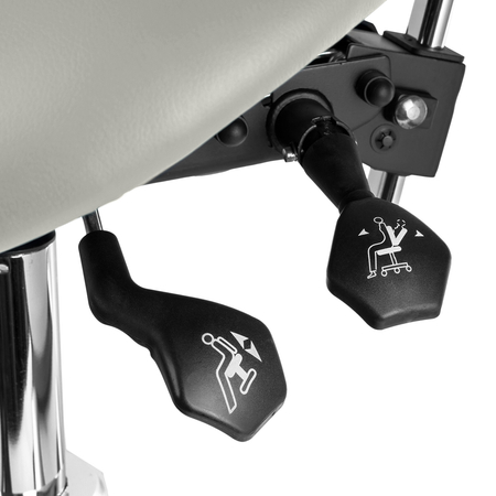 Ergonomiczny hoker regulowany SELLA 3 biały Outlet B+