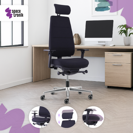 Fotel biurowy Spacetronik Mizar SPC-MIZAR-M0999 - zdjęcie 2