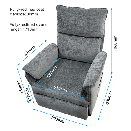 Fotel elektrycznie regulowany Spacetronik Flax-03 Outlet A-