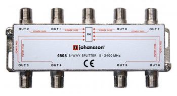 Rozgałęźnik 1/8 8-drożny 5-2300 MHz Johansson 4508