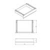 Spacetronik Unterbau-Schublade SPB-135W