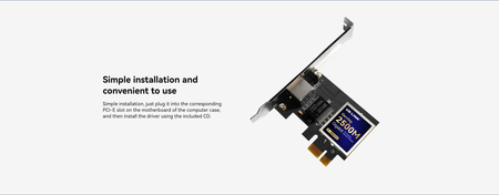 Interner PCI-E 2500Mbps Netzwerkadapter BL-GP2500