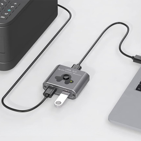 Dwukierunkowy SWITCH USB 3.0 Spacetronik SPU-M21 2w1/1w2