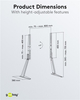 Goobay BASIC TABLE STAND M 32"-55" 40kg TV-Beine